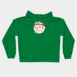 Mack Super Snow Leopard Gecko, Christmas Edition! Feelin Jolly! Green BG Kids Hoodie